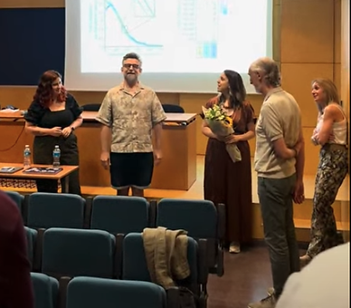 Mónica's thesis celebration