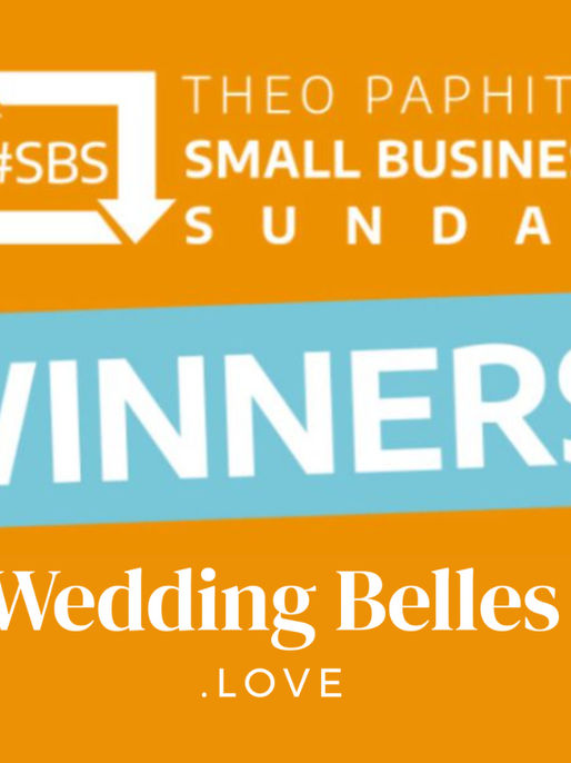 Wedding Belles Love proudly won the Theo Paphitis award in recognition of business success