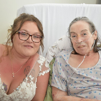 Beautiful plus size bride finding her dream wedding dress in Stone, Staffordshire bridal boutique.