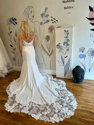 Stella York 7868, Wedding Belles Love, Bridal Boutique Near Me Staffordshire, Wedding Dresses Near Newcastle, Wedding Dresses Stoke On Trent, Mermaid Dress Back Detail
