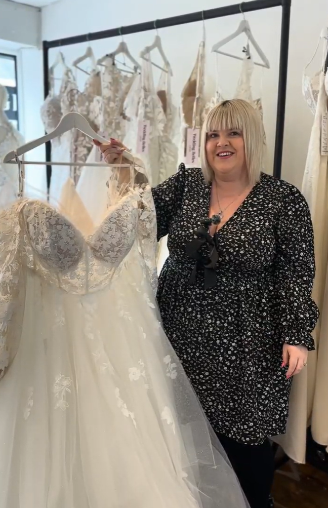 plus size bridal gown, veil moment, bridal styling, inclusive wedding dresses, real bride UK