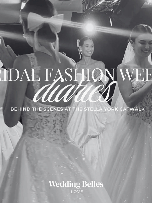 Bridal Week runway showcasing new wedding dress trends and designer gowns for the upcoming season.