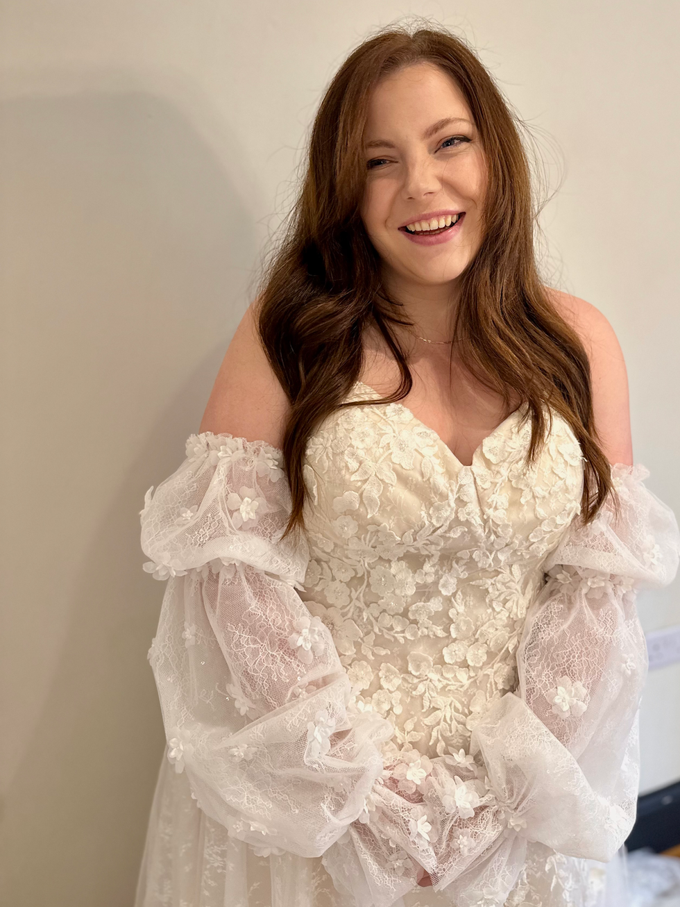 Tiered Balloon Sleeves, Wedding Belles Love