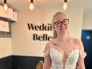 A-line dress, romantic lace, bridal try-on, size 0–36 bridal, inclusive boutique