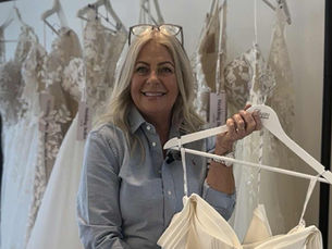 modern bridal look, chic bride, low back wedding dress, UK bridal fashion, say yes moment