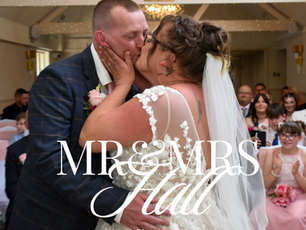 Happy plus size bride wearing a Madi Lane wedding dress in Stone, Staffordshire.