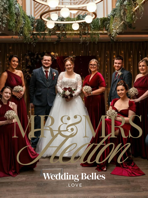 Curvy bride in a wedding dress at Wedding Belles Love boutique in Stone, Staffordshire