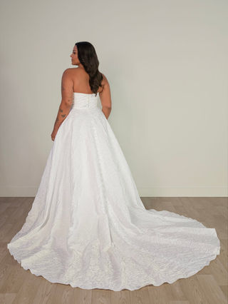 Stella York 8059 A-Line Wedding Dress Sleeves Plus Size 26
