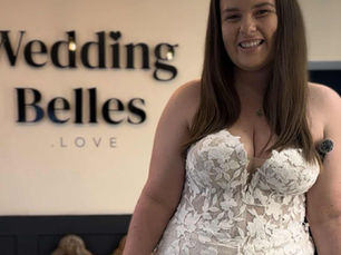 bridal glow, size inclusive fashion, wedding day look, romantic silhouette, Wedding Belles Love