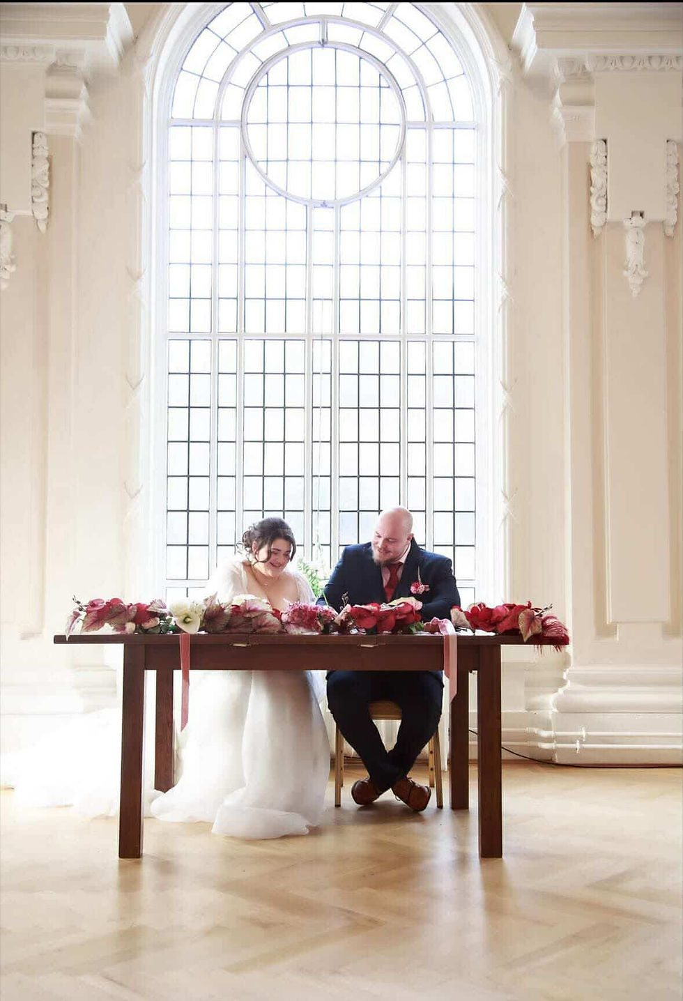Real curvy bride celebrating her wedding day with confidence and joy