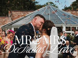 Mrs & Mr DeFreitas Lowe, Wedding Day
