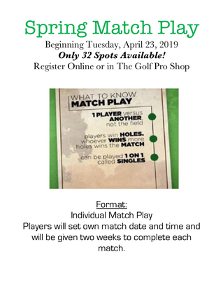 Spring Match Play