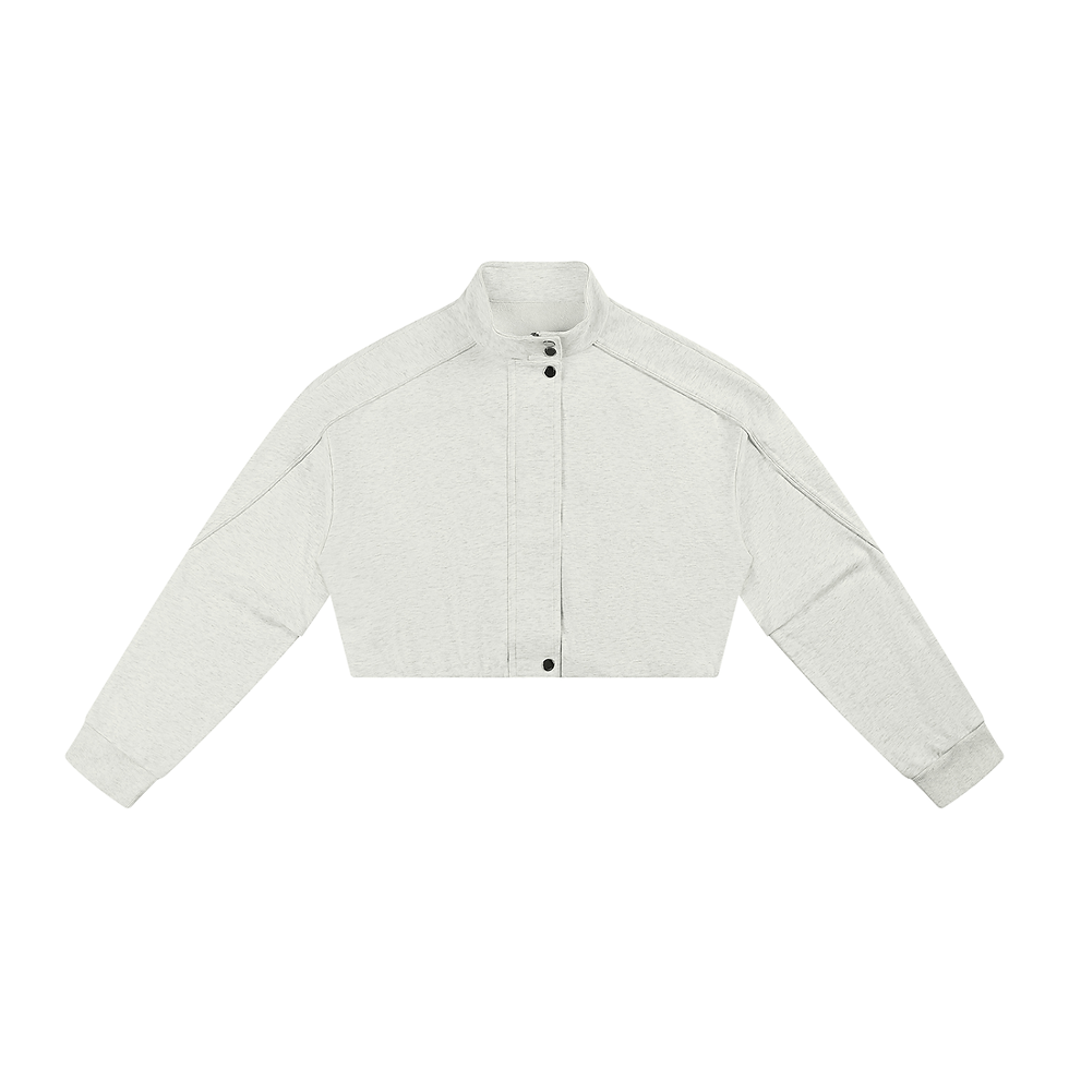 Thumbnail: High Collar Cropped Jacket