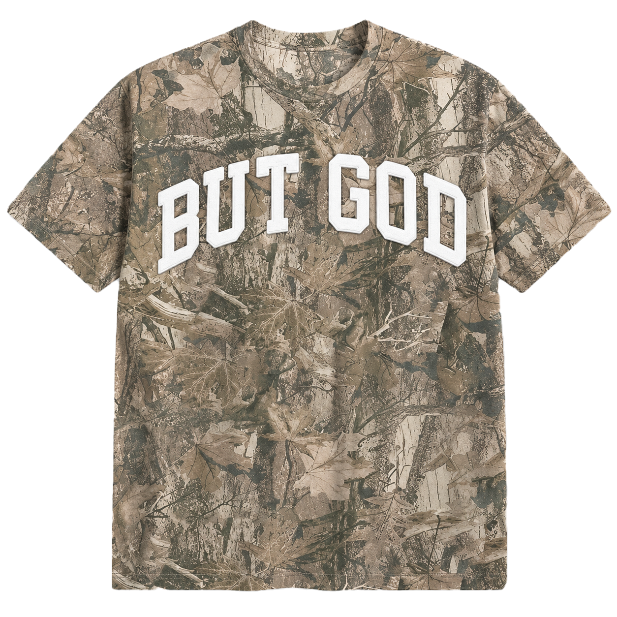Oversized Camo But God