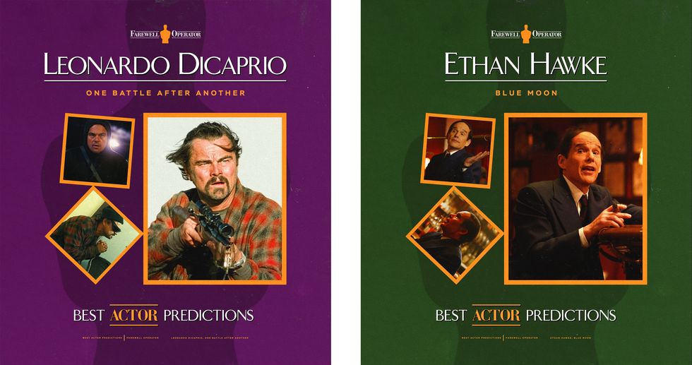 Best Actor Predictions