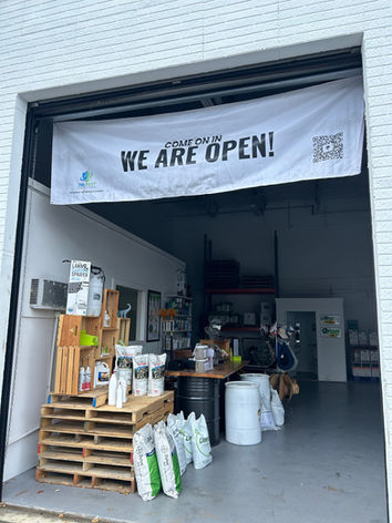 Store entrance to shop for fertilizer, insecticides, fungicides and more. 