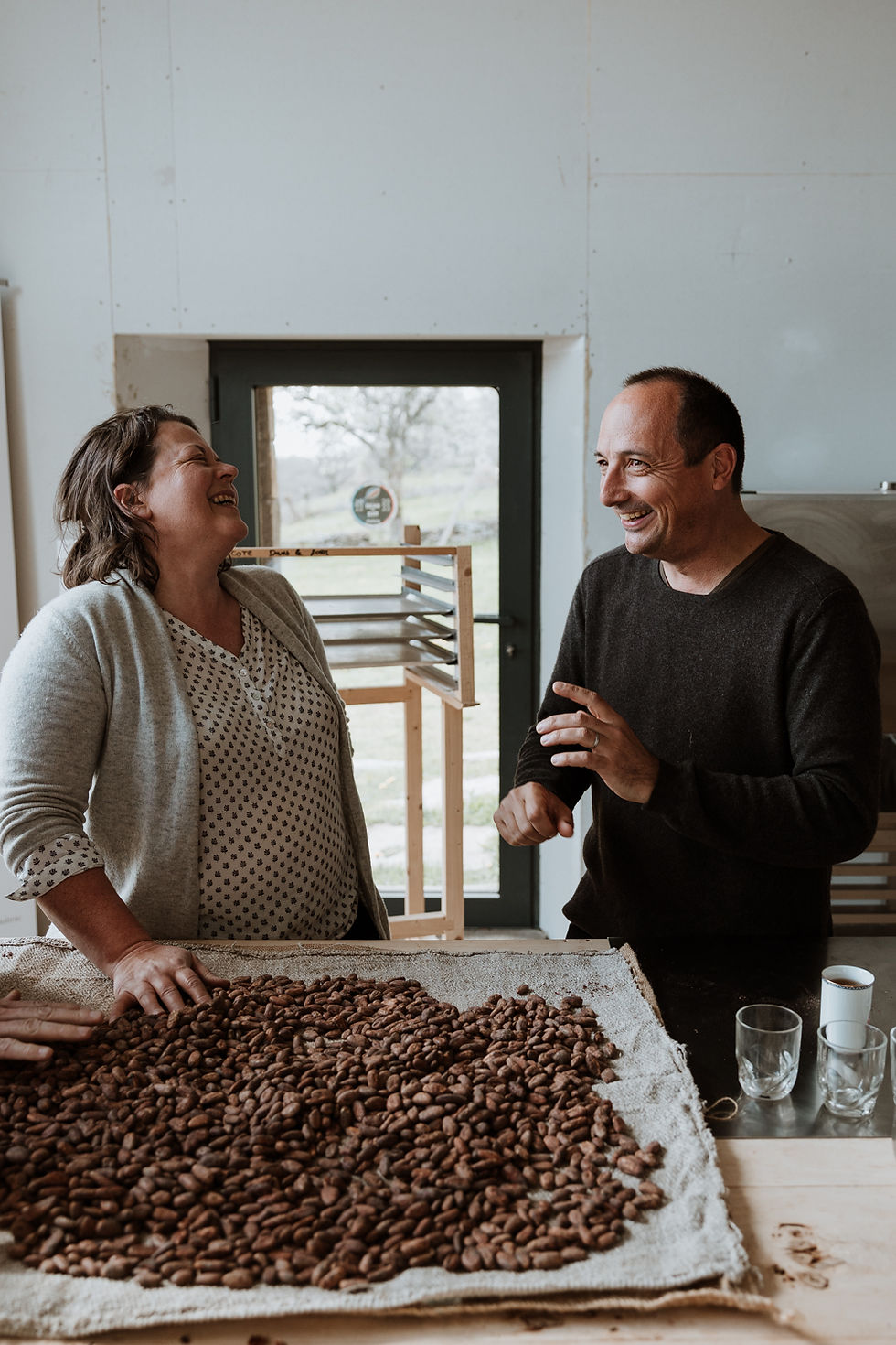 Laetitia et Cédric, artisans chocolatiers en Aubrac