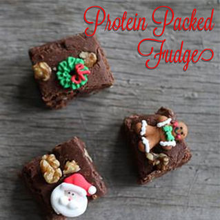Protein Packed Christmas Fudge