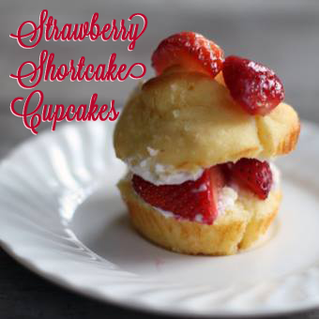 STRAWBERRY SHORTCAKE CUPCAKES