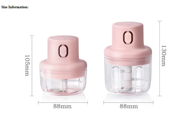 Thumbnail: Wireless 250ml Electric Garlic Chopper