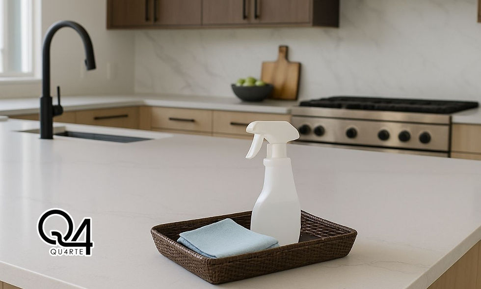 El cuidado diario de tus cubiertas de cuarzo: Lo que debes y no debes hacer