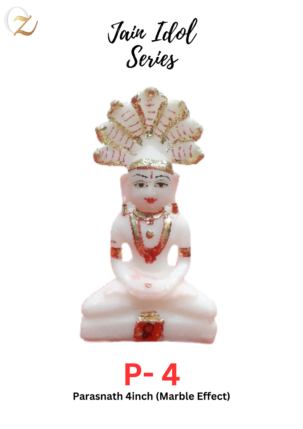 Thumbnail: Parasnath 3 Inch (Marble Effect)