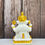Thumbnail: White Matt Ganpati 6" (88147)
