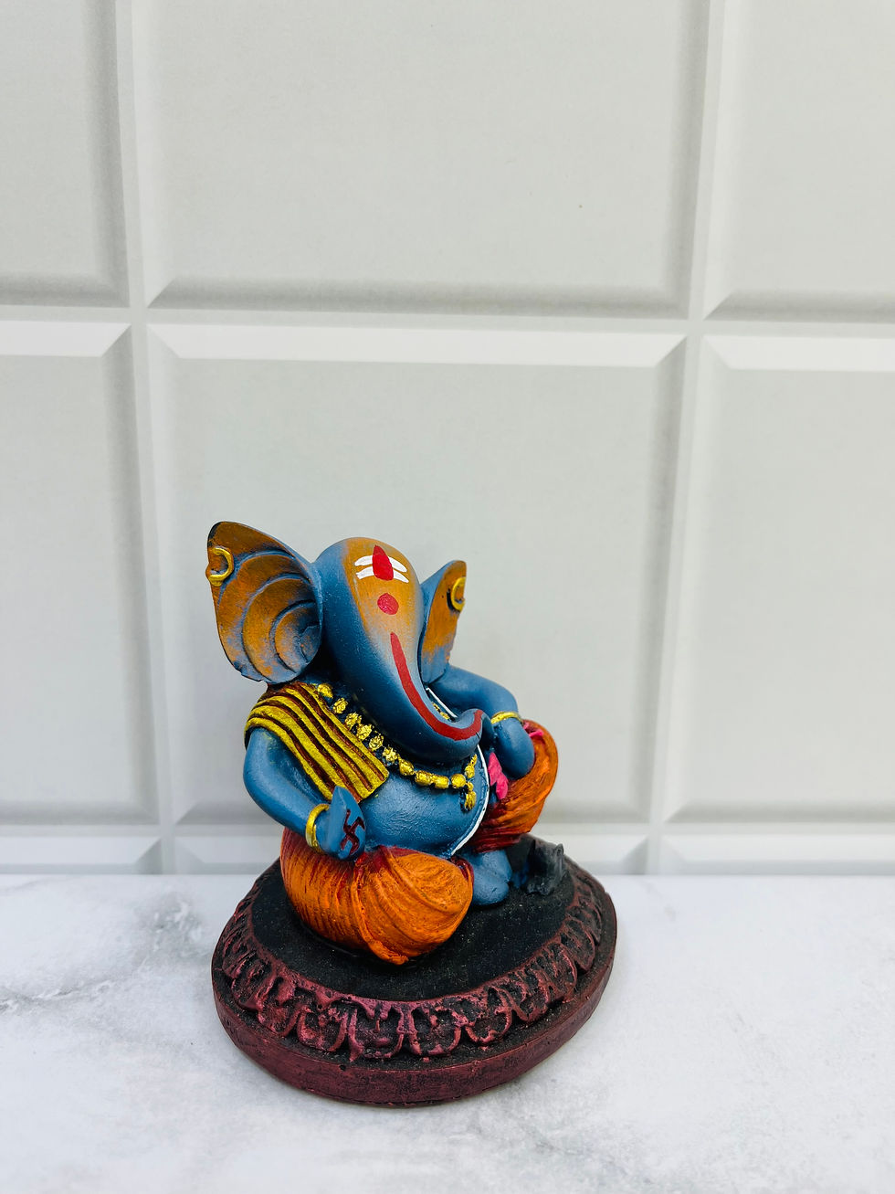 Thumbnail: Antique Ganpati 4" (OZ 049)