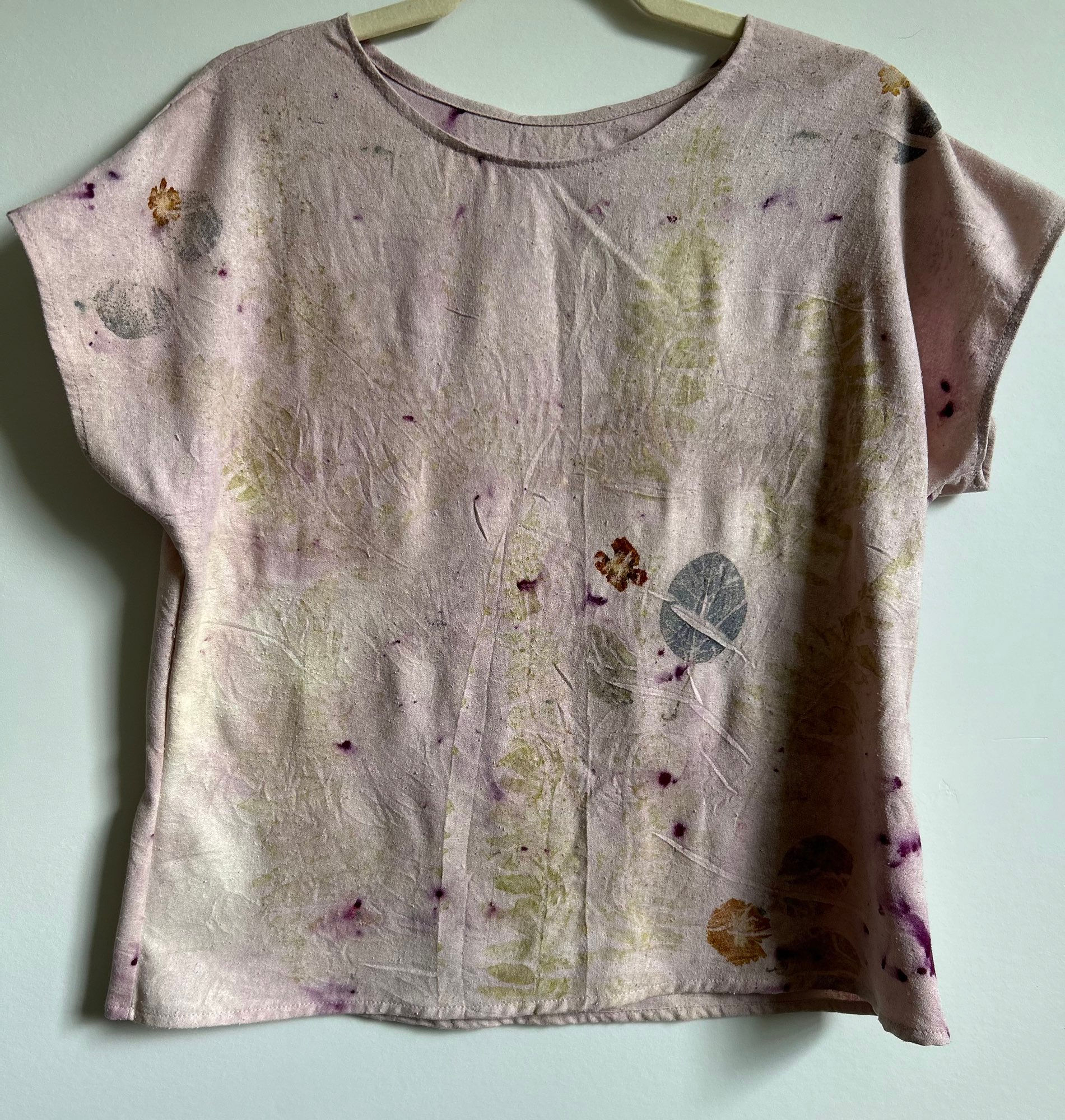 raw silk top iii - small