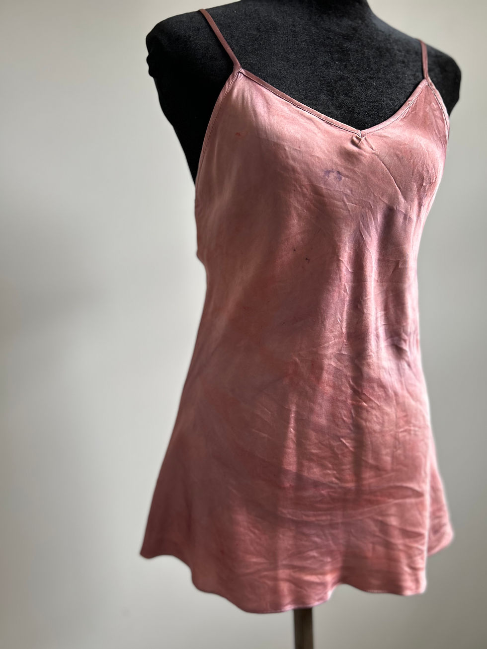 Thumbnail: bias cut silk cami in floral - xl