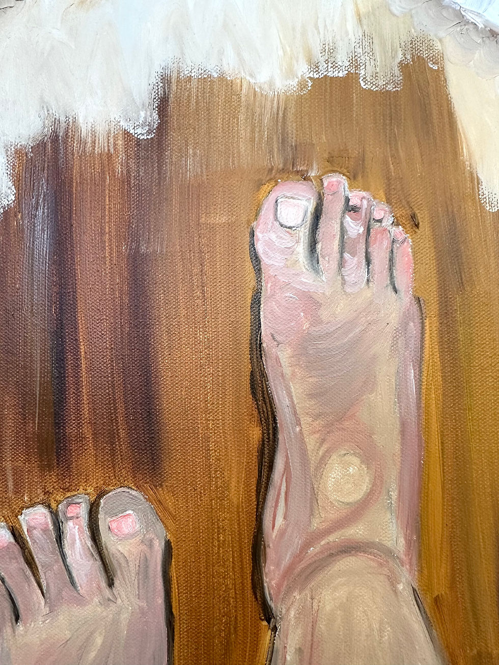 Thumbnail: Crossing the Jordan by Artist Susan Santos