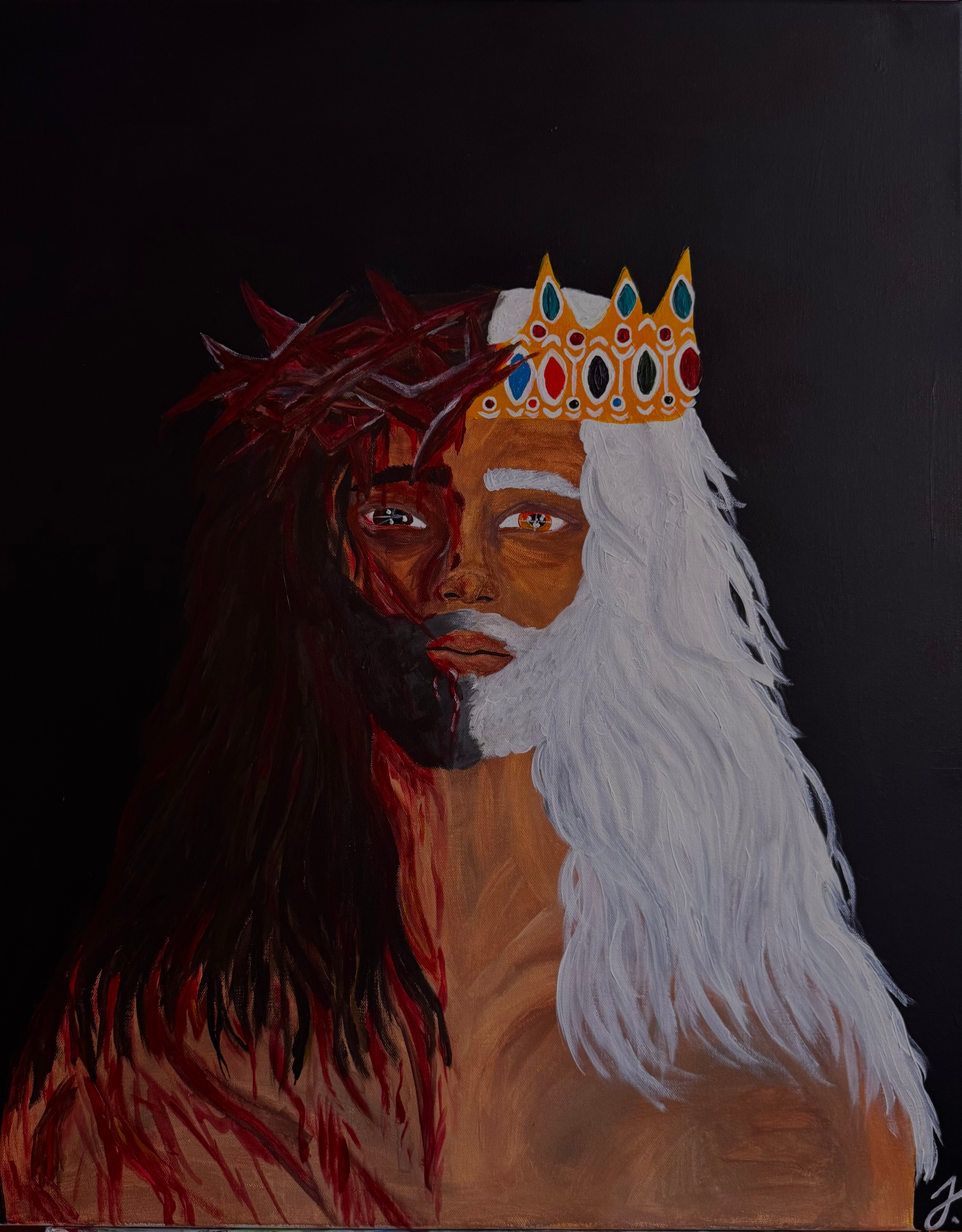 King of Heaven and Earth by Artist Jazmine Barnett
