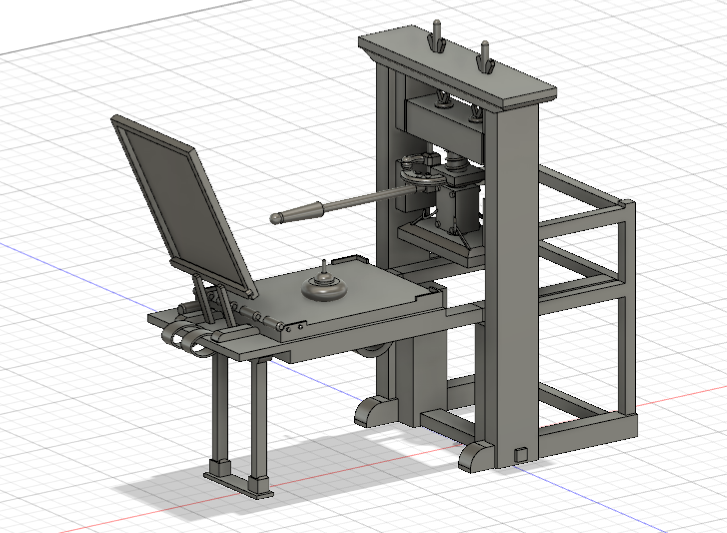 【3Dデータ】活版印刷 グーテンベルク 1/24サイズ