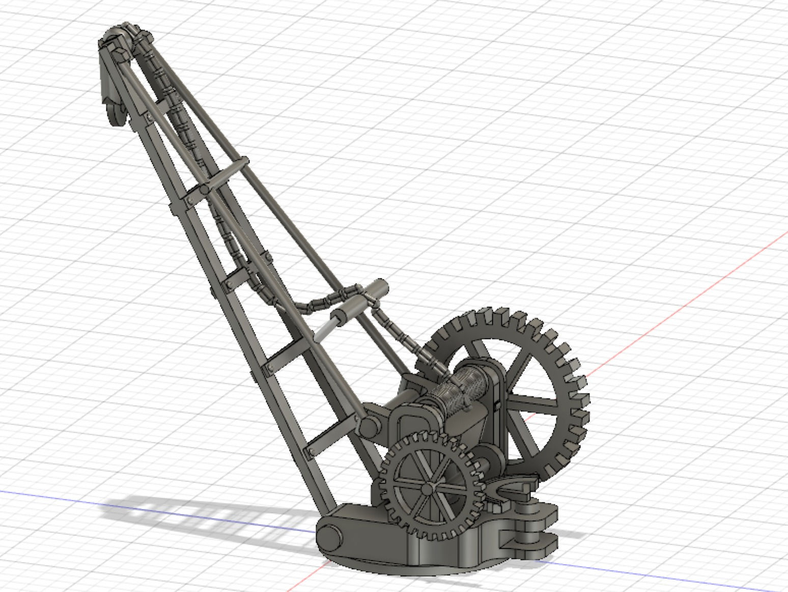 【３Ｄデータ】港　埋め込み式クレーン