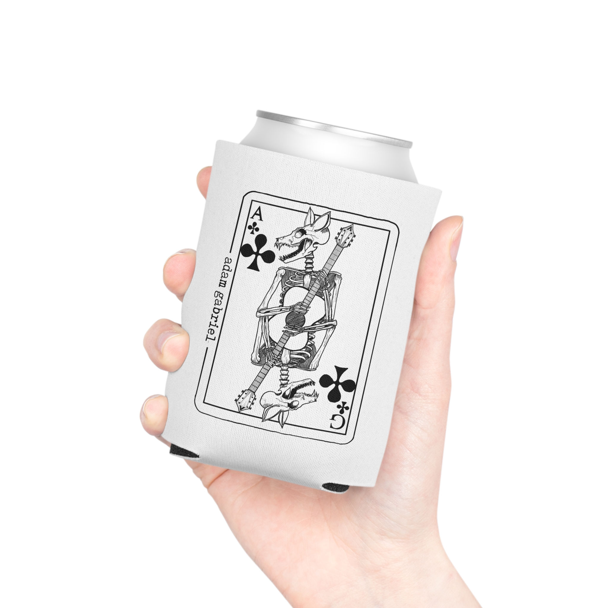 Skeleton Fox Guitar Koozie 