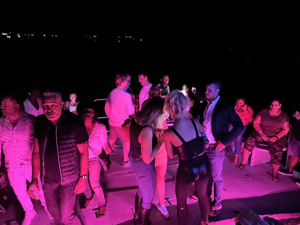 La Hora De La Fiesta Latin Night in Bermuda on board ÜberVida