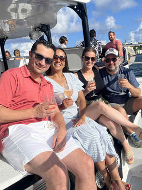 Pre-Remembrance Day Sunset Cocktail Mini Cruise in Bermuda on board ÜberVida