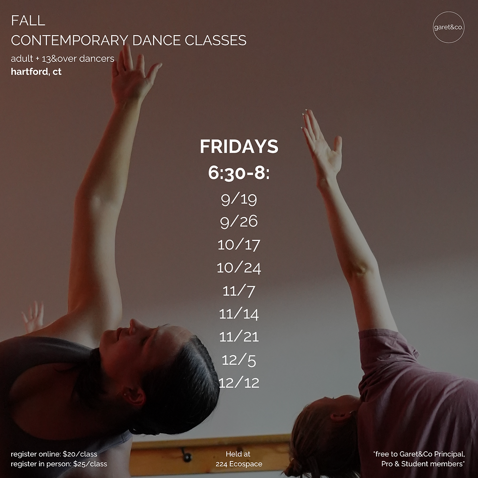 Friday Open Classes Fall 2025