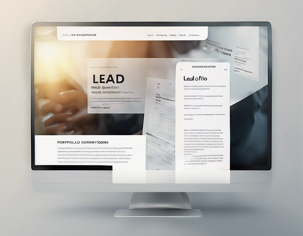 Capturing Leads and Building Portfolios with Stunning Web Design