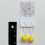 Thumbnail: Yellow and Silver Sphere Drop Earrings