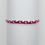 Thumbnail: Clearly Lovely Red and Pinks Adjustable Stretch Recycled String Cord Bracelet