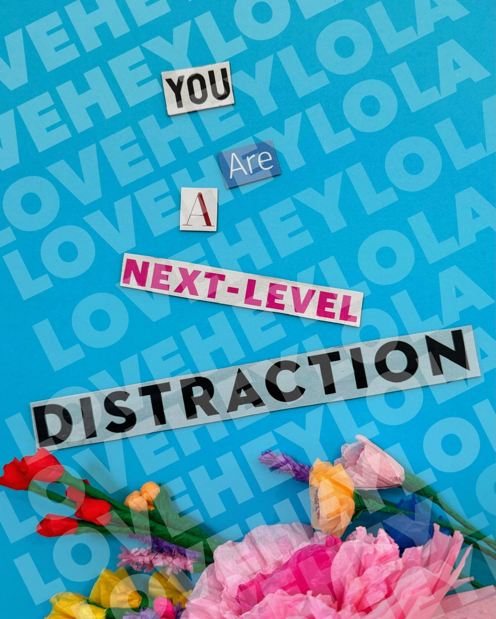 Sponsor Clean Ups With "You Are A Next Level Distraction" Digital Print