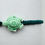 Thumbnail: Forest Green and Light Green Sea Turtle Stretchy Reclaimed Cord Bracelet