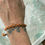 Thumbnail: Forest in the Fall Adjustable Stretch Recycled String Cord Bracelet