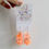 Thumbnail: Just Peachy Flower Large Hoop Earrings in Gold