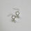 Thumbnail: Ghost Flower Drops in Seafoam and Silver Made from Reclaimed Plastics