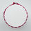 Thumbnail: Clearly Lovely Red and Pinks Adjustable Stretch Recycled String Cord Bracelet