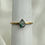 Thumbnail: White Sandy Beach Teardrop Stacking Ring in Gold or Silver (014/021-DR)