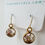 Thumbnail: Tidepool Circle Pendant Earrings in Gold