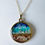 Thumbnail: Sand and Water Horizon Pendant Necklace in Gold or Silver (014/038-CIRHZN)